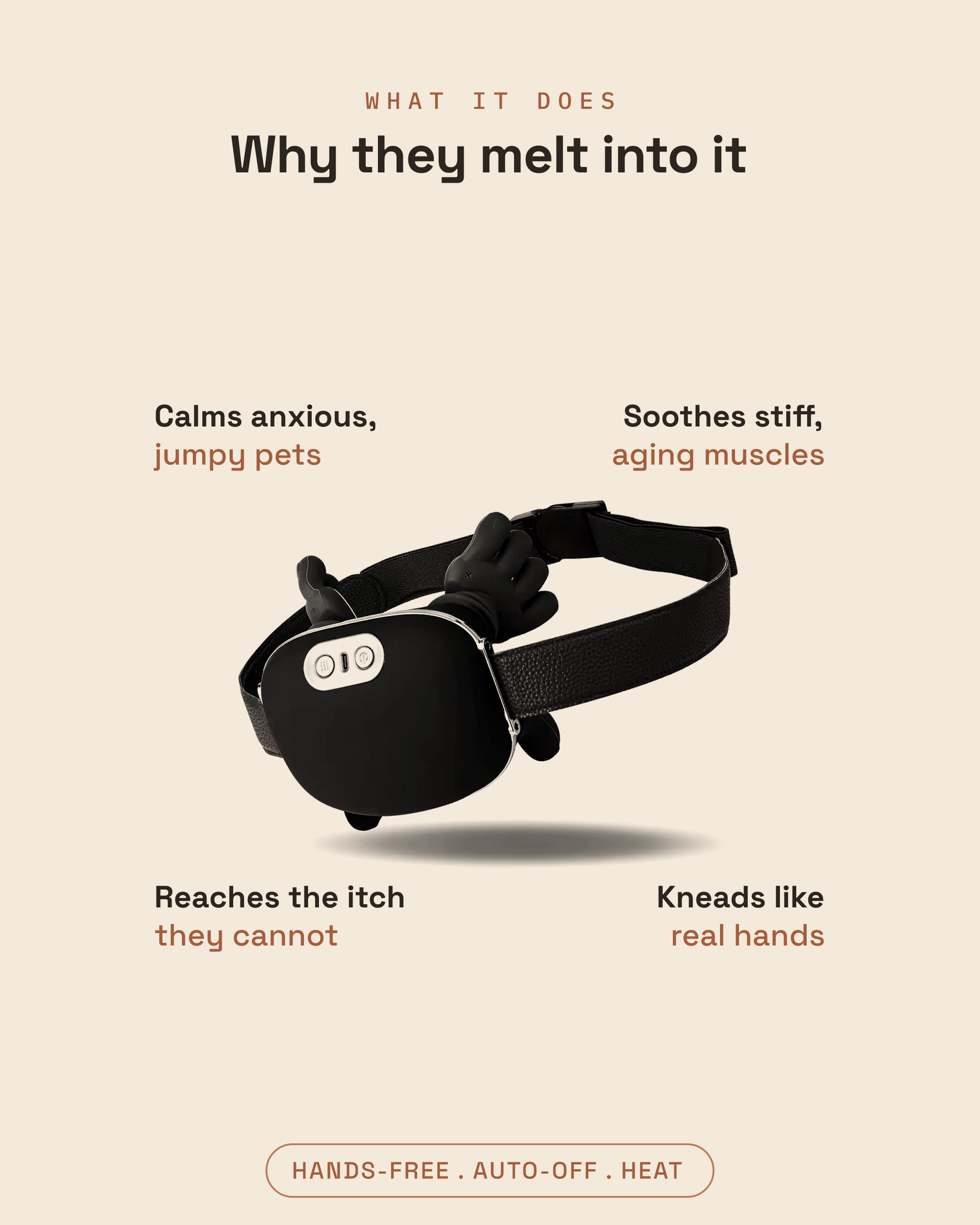 What the Dozy massager does for pets