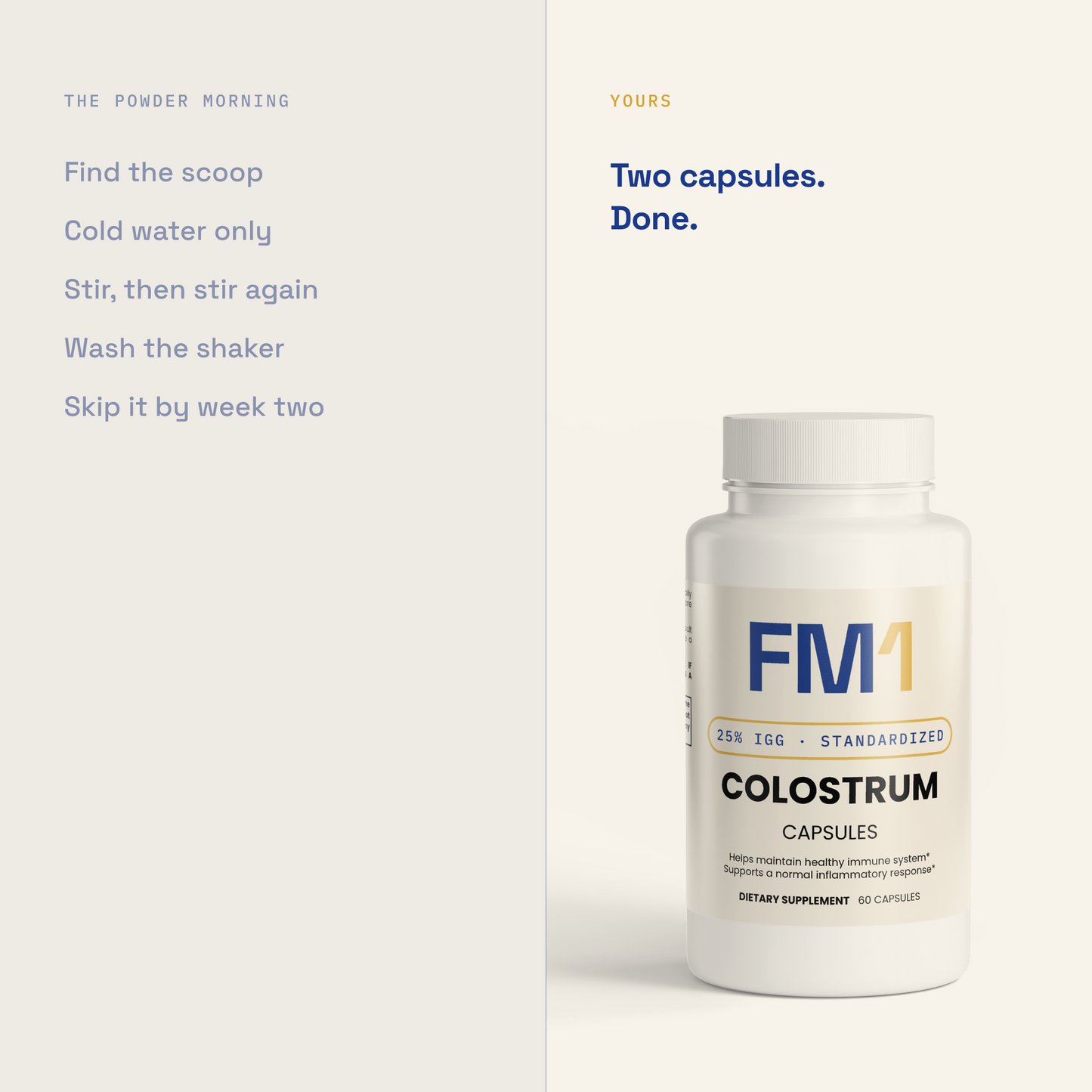 FM1 Colostrum
