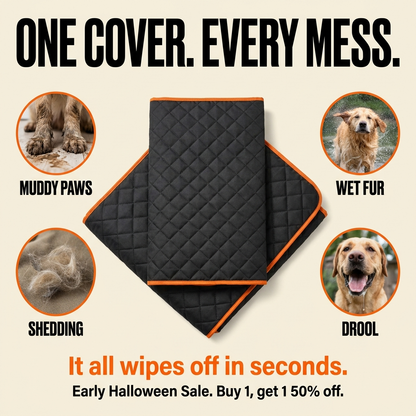 Backseat Buddy™ Waterproof Dog Seat Cover